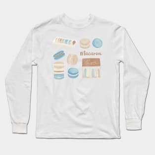 Sweet French Macaron Long Sleeve T-Shirt